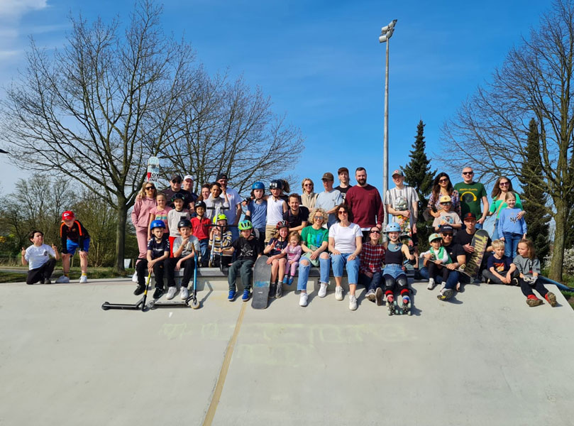 Begeisterung beim Start in die Skatesaison