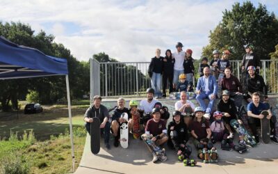 Endlich Schatten am Skatepark — der Pavillon ist da